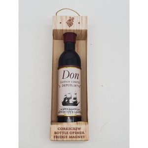 Corkscrew Wine Opener Magnet - Personalized with Don